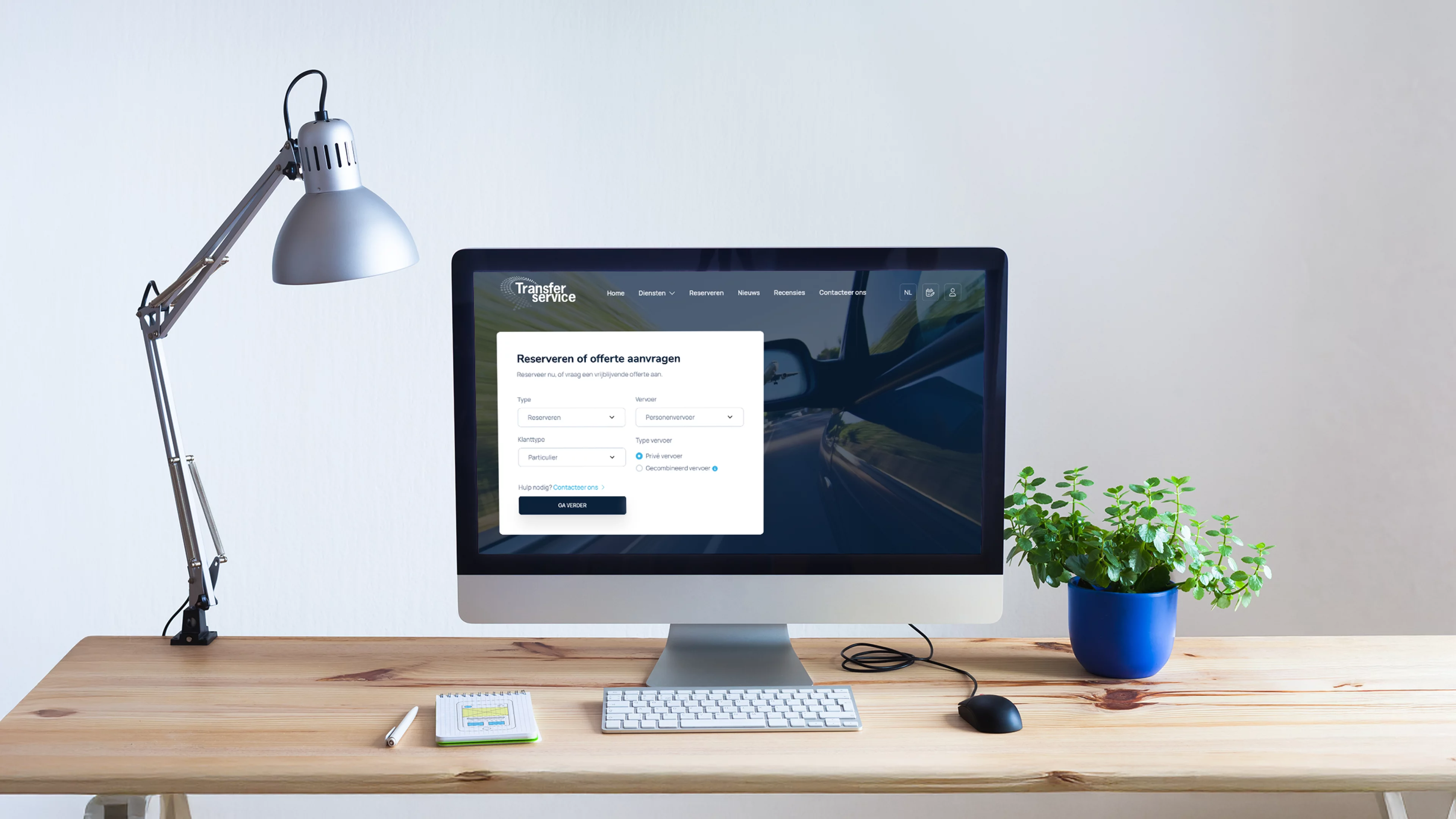 Development of a Multilingual Reservation System for Transferservice