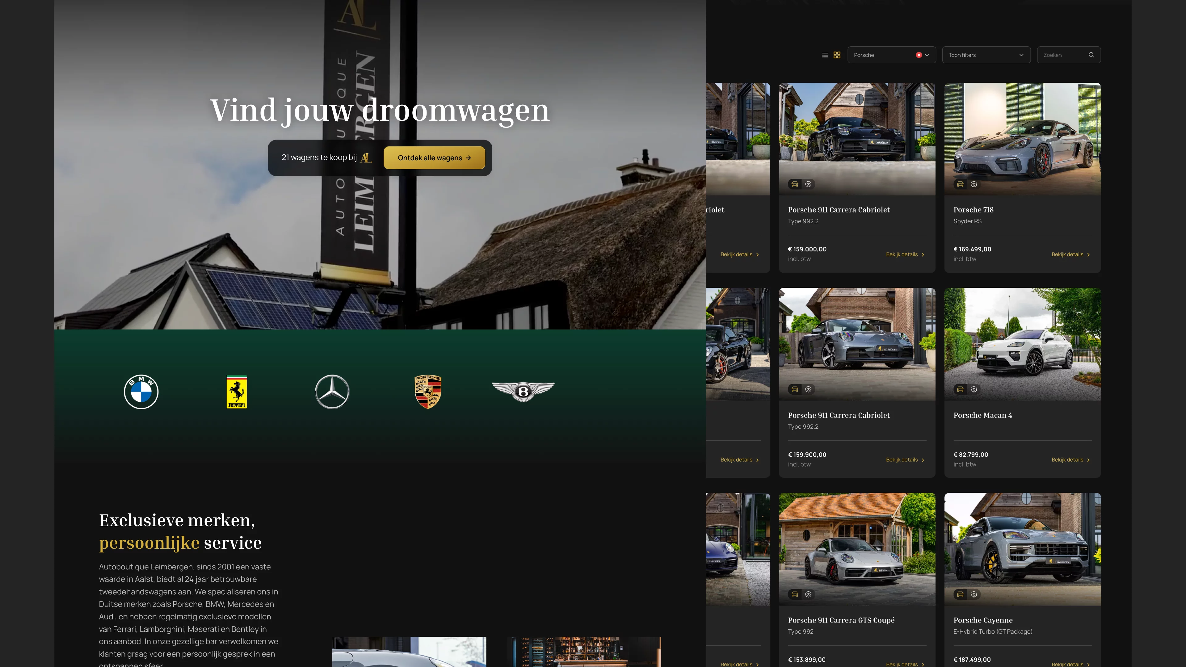 Premium AI-powered website for Autoboutique Leimbergen