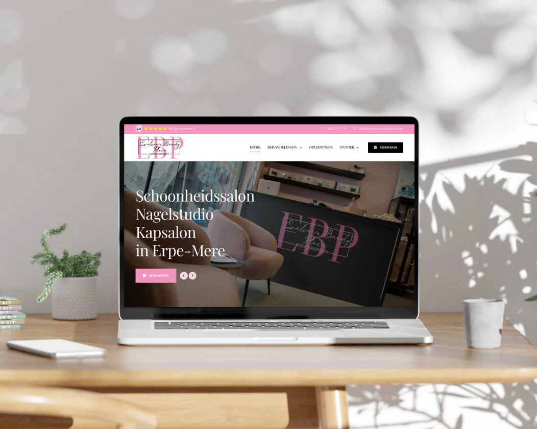 Eine flexible und stilvolle Website für Eveline's Beauty Place